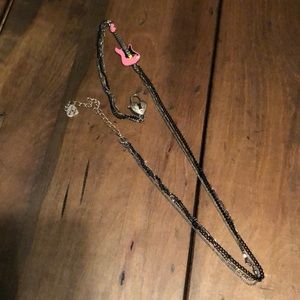 Harajuku Lovers guitar necklace